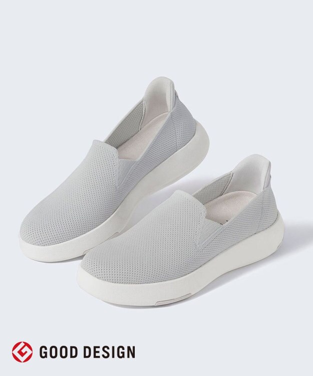 steppi 【撥水/抗菌防臭】多機能ニットシューズ（ウィメンズ向け） グレー