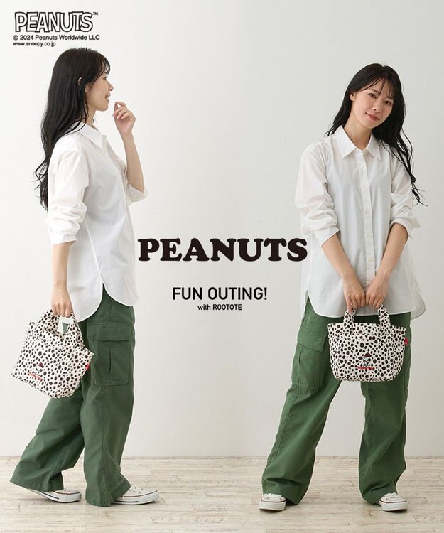 ROOTOTE 8402【スヌーピー】IP.デリ.ピーナッツ-9K 02：サパータイム