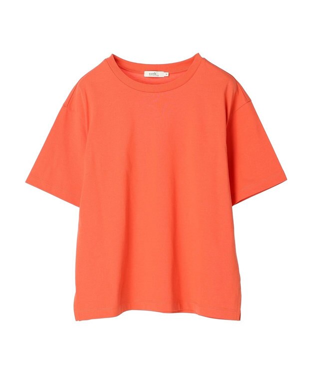 earth music&ecology ＢＯＸ　Ｔシャツ Orange