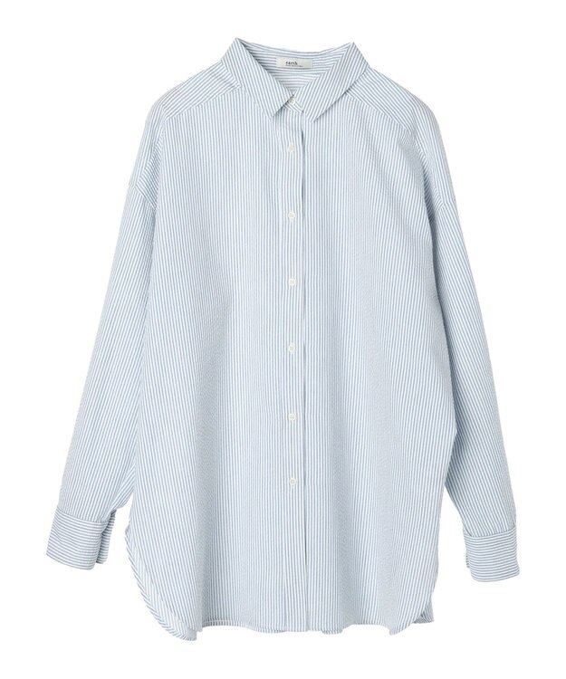 earth music&ecology サッカーレギュラーシャツ Blue