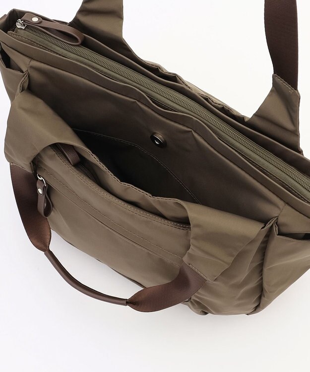 LA BAGAGERIE 【MONICA】ラウンド2WAYトートバッグ カーキ