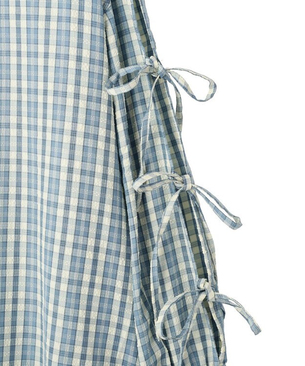 earth music&ecology 【予約】アソートチェックシャツ チェックサックス