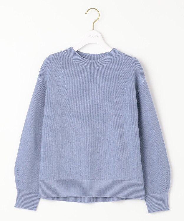 ANY SIS 【洗える】彩色兼美 ニット ライトブルー