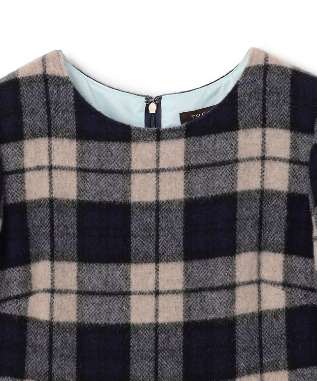 TOCCA 【00サイズあり】DAY TRIP ドレス ベージュ×チェック柄