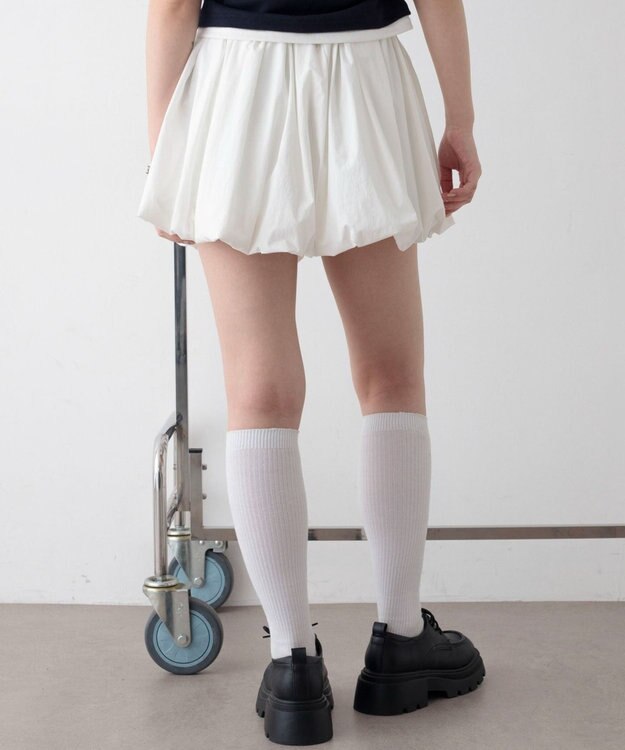 WEGO バルーンミニスカパン ホワイト