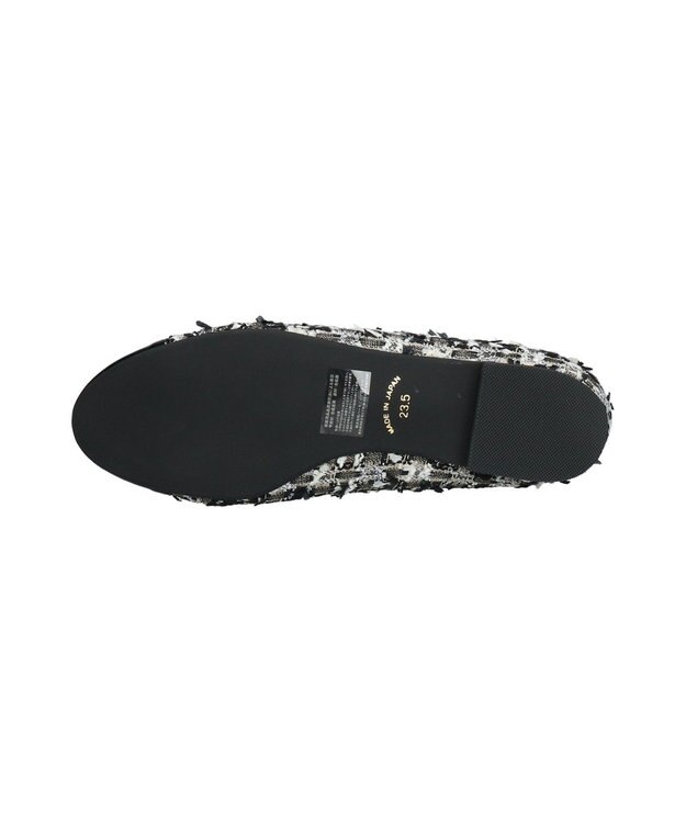 Bridget Birkin 【Bridget Birkin】ラメツイードバレエシューズ ブラックコンビ