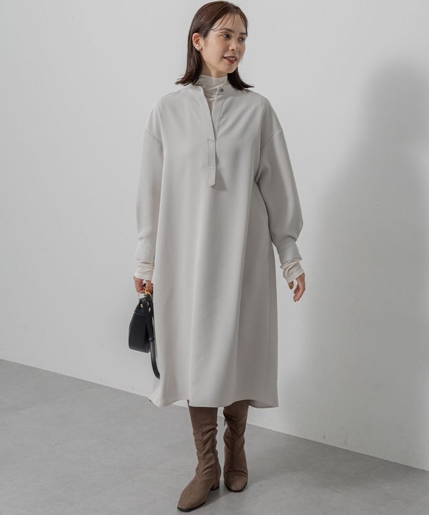 組曲 L ハイツイストシアー インナータートル ホワイト系