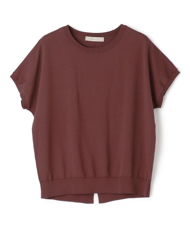 UNFILO スゴ機能 コンパクトニットT [NEW]ボルドー