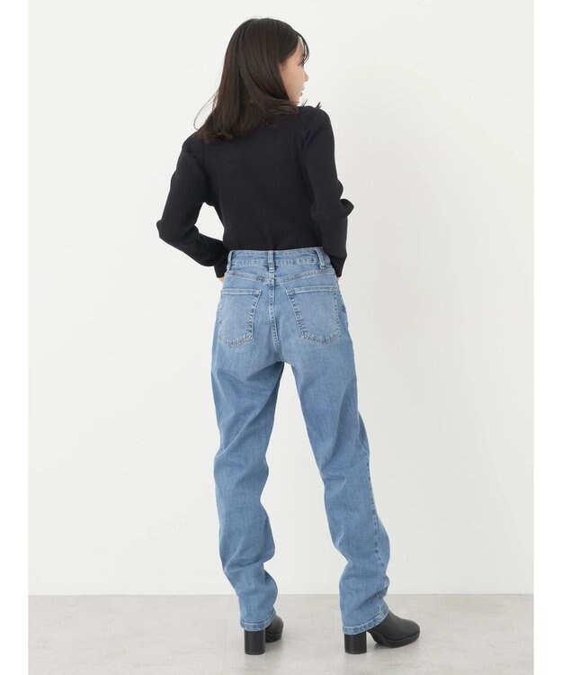 earth music&ecology シアードッキングニットプルオーバー Black