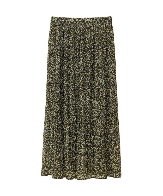 Green Parks マジョリカプリーツスカート Black