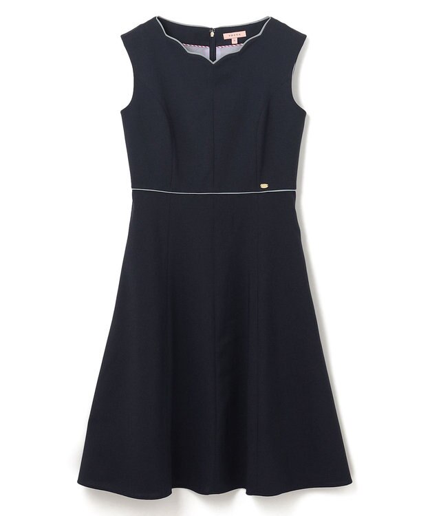 TOCCA 【大人百花掲載】【洗える！】AFTERNOON ドレス ネイビー系