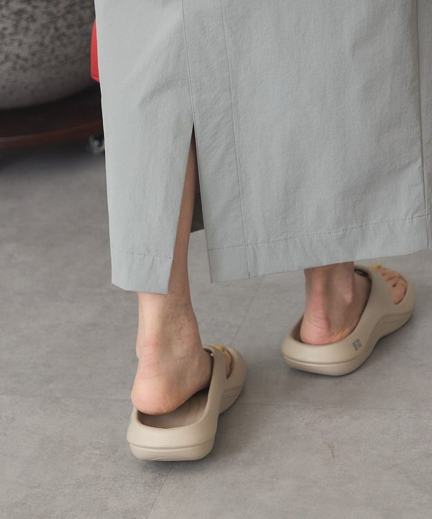 AMERICAN HOLIC 【マルチ機能】フロントボタンスカート Grayish Khaki