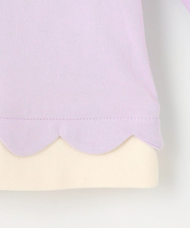 組曲 KIDS 【80-90㎝】LOVE Parent パーカー ラベンダー系