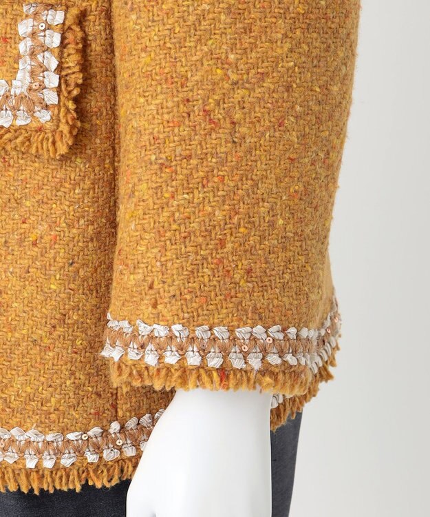 23区 S 【R(アール)】カラーツイード ジャケット イエロー系