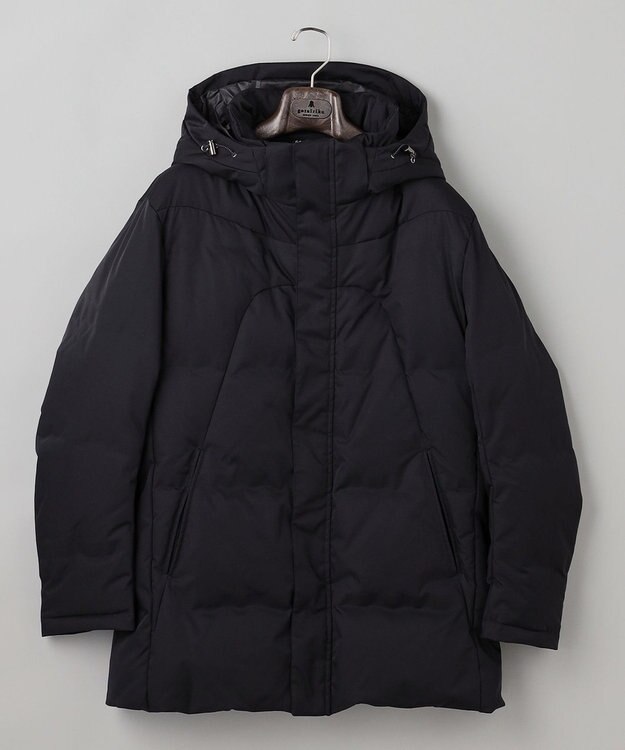 GOTAIRIKU WEB限定【仕事で着られる】ドレスダウンコート_ストレッチツイル_25年新作 ブラック系