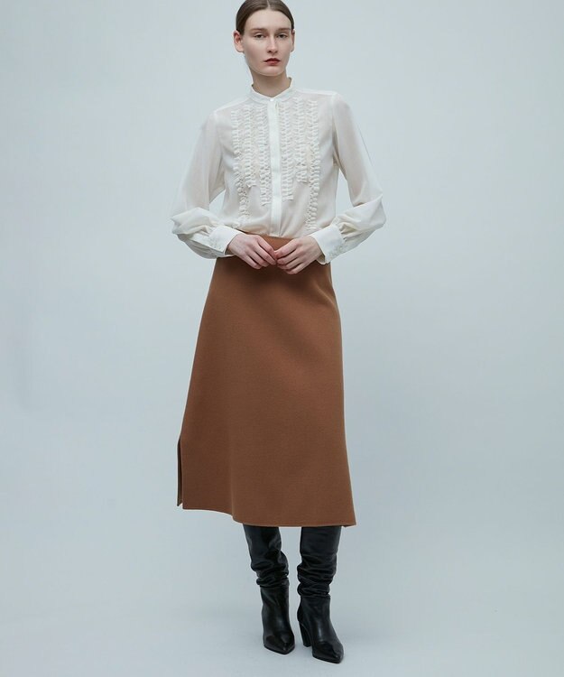 BEIGE， THOUIN / フレアスカート Camel