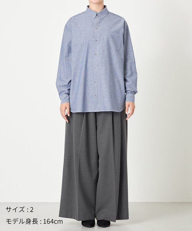 NAVE シャーティング シャンブレーブルー