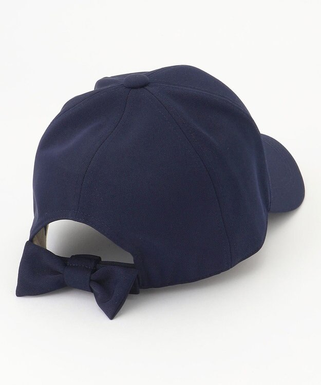 23区GOLF 【WOMEN】取り外し可能なリボンで印象をチェンジ！アタッチリボンキャップ ネイビー系