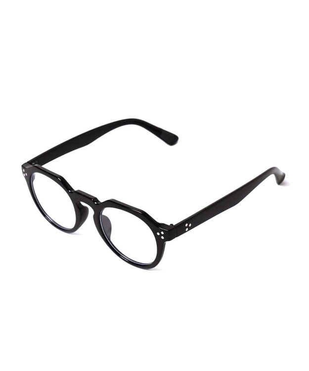 WEGO 【ユニセックス着用ITEM】セルフレームクラウンパントアイウェア ブラック