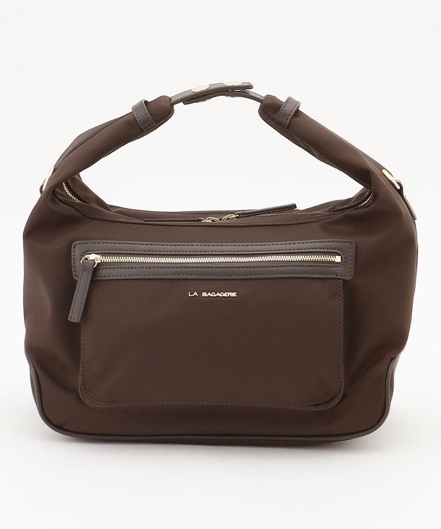 LA BAGAGERIE ループ2WAYショルダーバッグ　Sサイズ チョコ