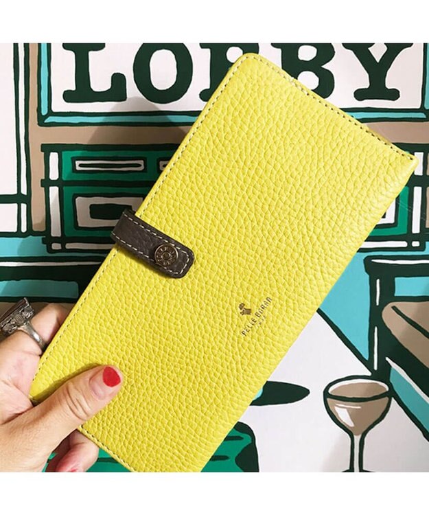 PELLE BORSA スリムウォレット Reinette Goods レネットグッズ 4707 イエロー