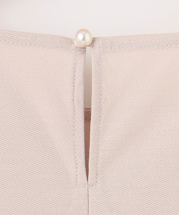 組曲 ツイルジャジー フリルカットソー ピンクグレージュ系