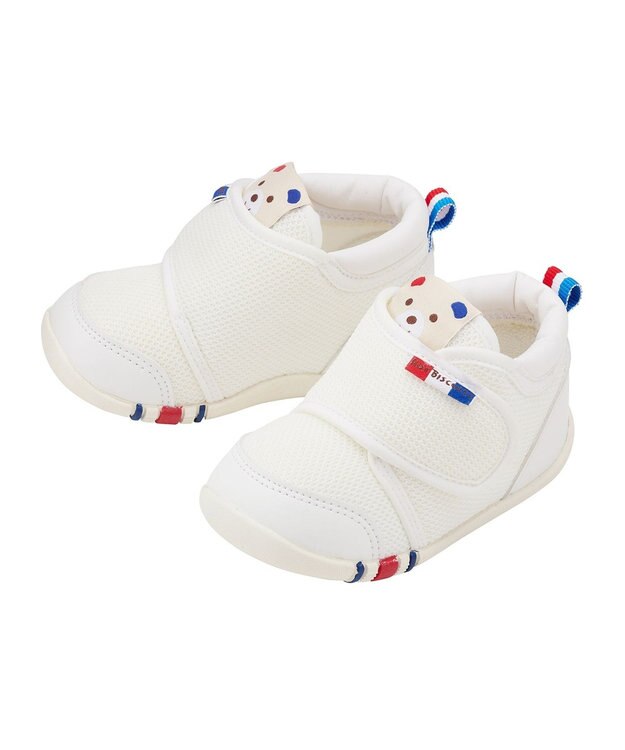 MIKI HOUSE HOT BISCUITS 【11.5-13.5cm】 ファーストベビーシューズ 白