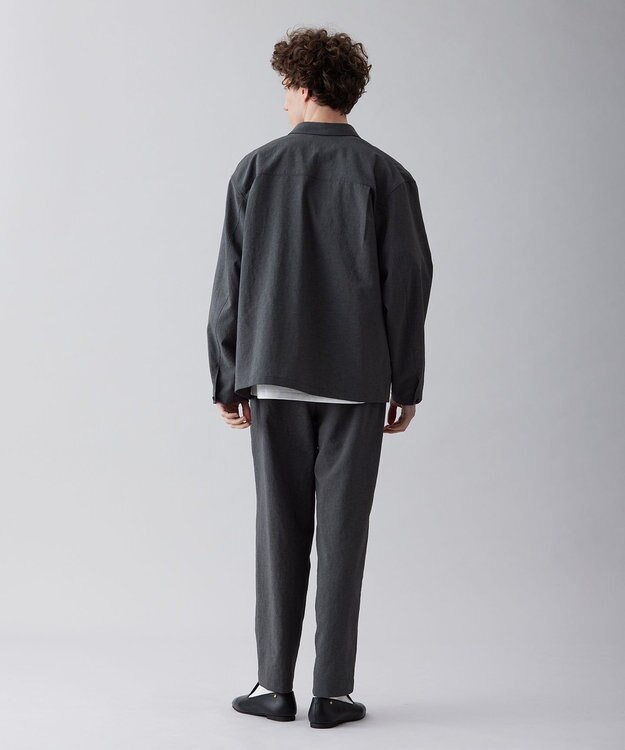 UNFILO MENS TENNEN TOUCH シャツアウター[23年春夏商品] グレー