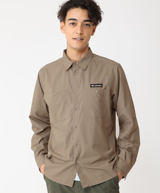 Columbia Columbia/ グレイシャルビスタロングスリーブシャツ /コロンビア Pebble