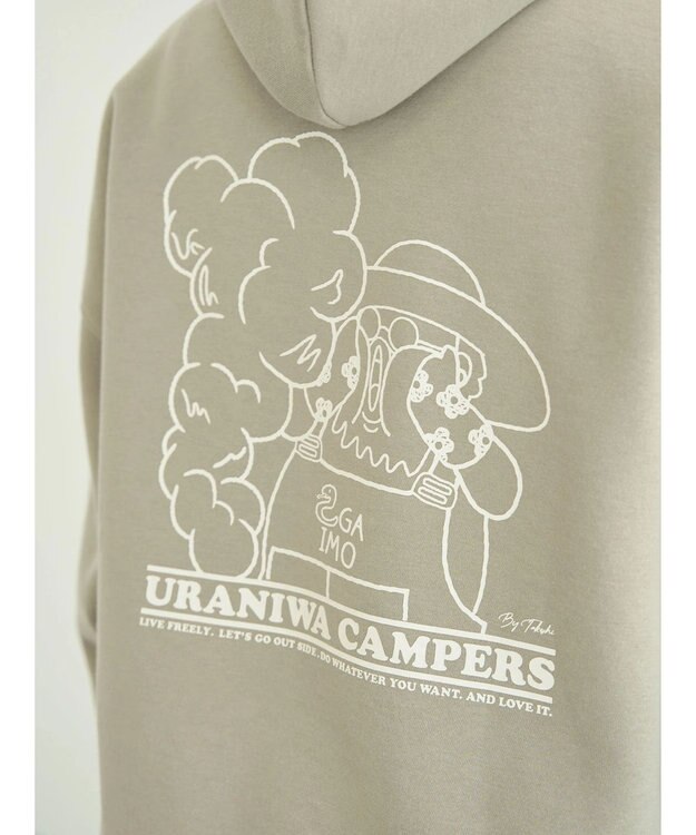 CRAFT STANDARD BOUTIQUE ＵＲＡＮＩＷＡ　ＣＡＭＰＥＲＳ　ＰＡＲＫＡ Gray Beige