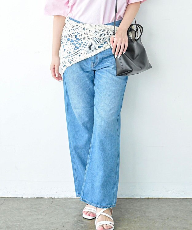 caqu Linen sagging baggy バギーシルエットリネンデニム 3years