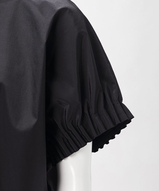 23区 L 【エステータ】ブライトローン スリーブデザイン ブラウス ブラック系