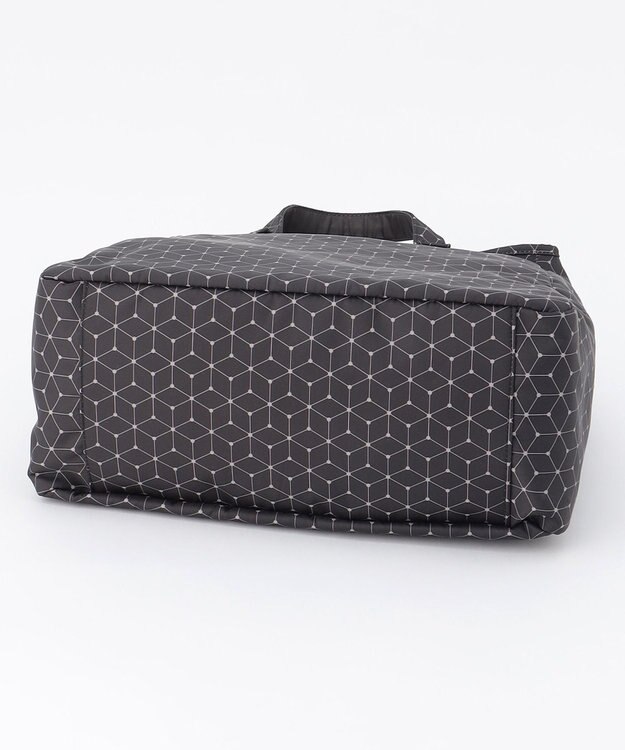 Y'SACCS キュービック×ポイントドット　2WAYトート＆ショルダー　Mサイズ ブラック