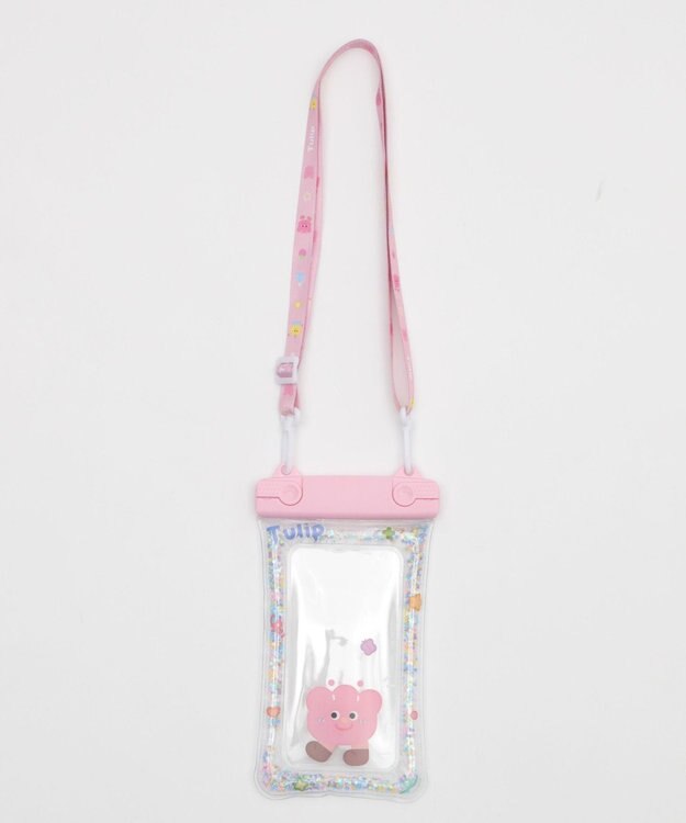 WEGO 【防水】防滴スマホポーチB ピンク