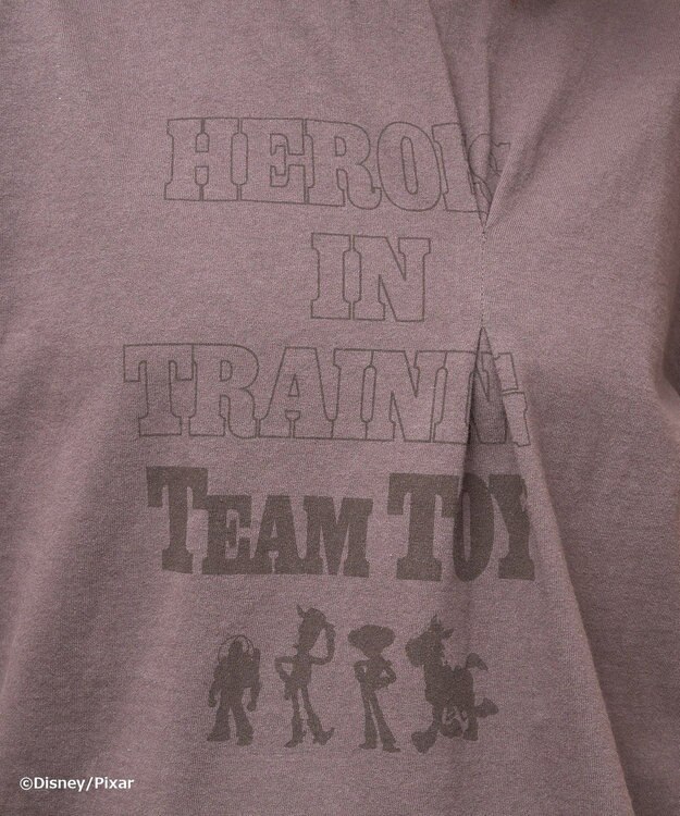 AMERICAN HOLIC 【TOY STORY】リメイク風グラフィックTシャツ Charcoal Gray