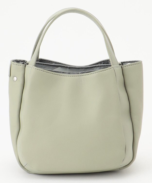 Y'SACCS イタリアンシープ 2wayラウンドトート ライトグリーン