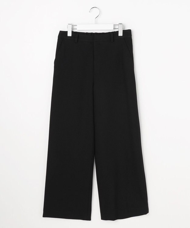 J.PRESS LADIES L チェルビック セミワイド パンツ ブラック系