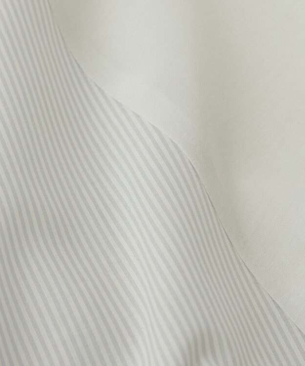 POLS MINIストライプ チュニック ライトグレイ