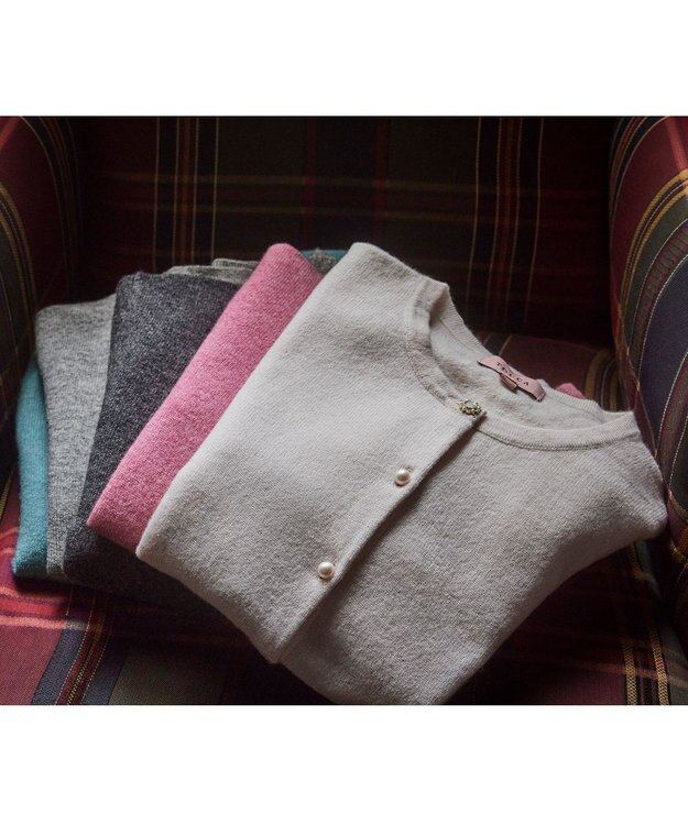 TOCCA CASHMERE CARDIGAN カーディガン オフ系