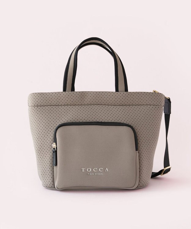 TOCCA 【WEB＆一部店舗限定】GOCCIA TOTE トートバッグ グレージュ系