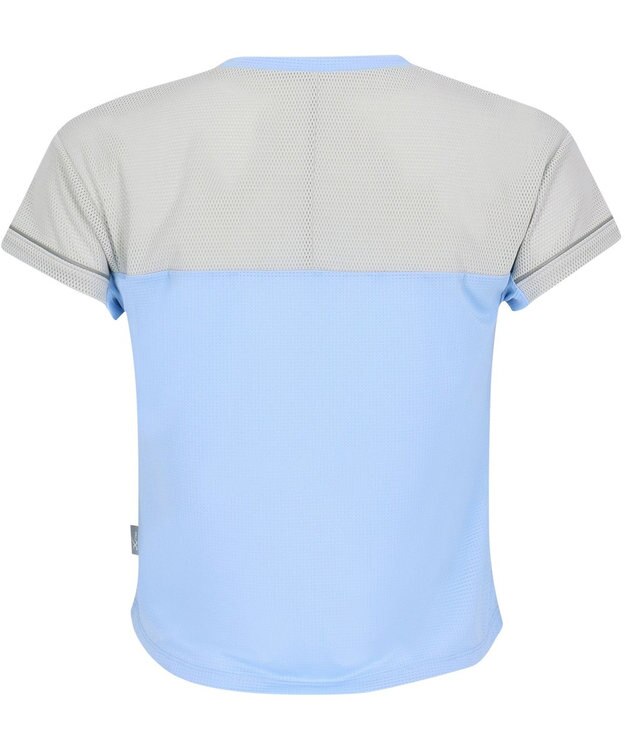 CW-X 【WOMEN】 CW-X ランニングシャツ メッシュ素材 涼しい着ごこち スポーツウェア 半袖 3分袖 レディース DLY163 /ワコール サックス