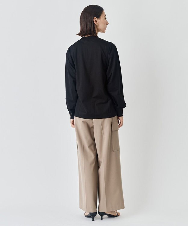 UNFILO MENS 【男女兼用】スマート ストレッチ ロンTEE [24年商品] 黒