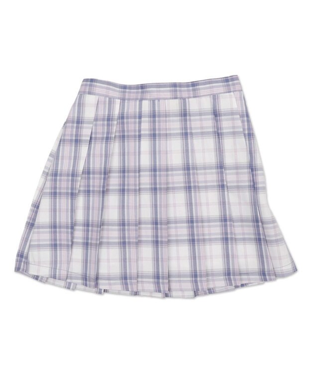 WEGO 【SCHOOLITEM】スクールプリーツスカート ホワイトチェック1
