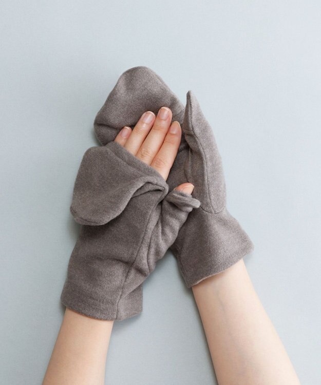 ORuKuBET moist - aria【保湿・抗菌・吸湿発熱・日本製・タッチパネル対応】 ブラウン