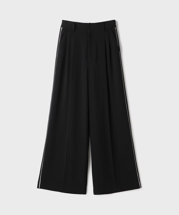 GRACE CONTINENTAL トリアセタックワイドパンツ ブラック