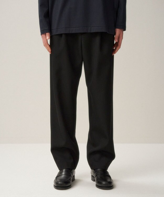 ATON BACK SATIN | スタンダードパンツ - UNISEX BLACK