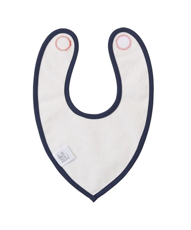 MIKI HOUSE HOT BISCUITS バンダナ風柄スタイ 赤