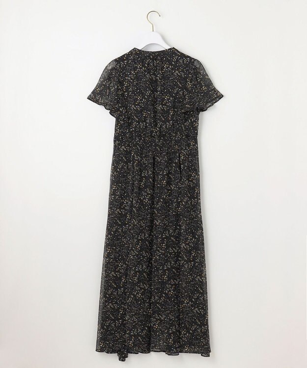 ANY SIS 【洗える】ミニフラワープリント ワンピース ブラック系