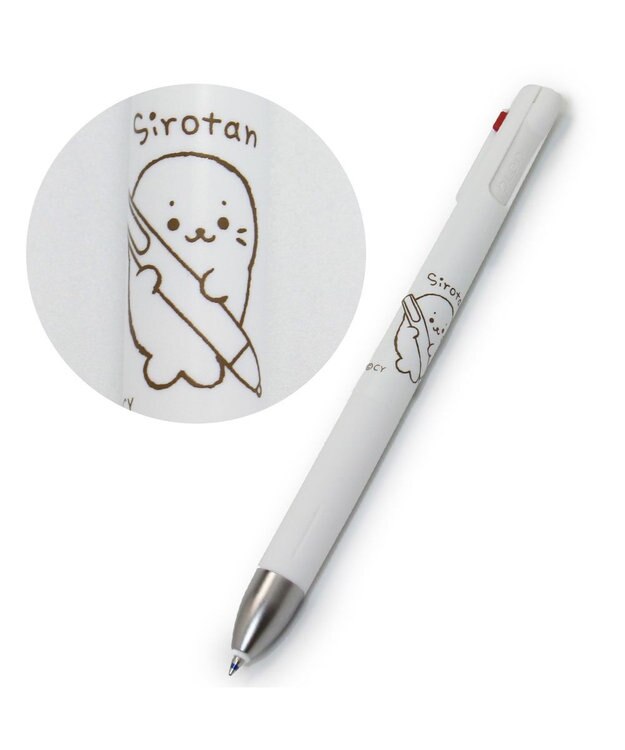 Mother garden しろたん ブレン３Ｃ 3色ボールペン 0.5mm 《しろたん》 単品 しろたん