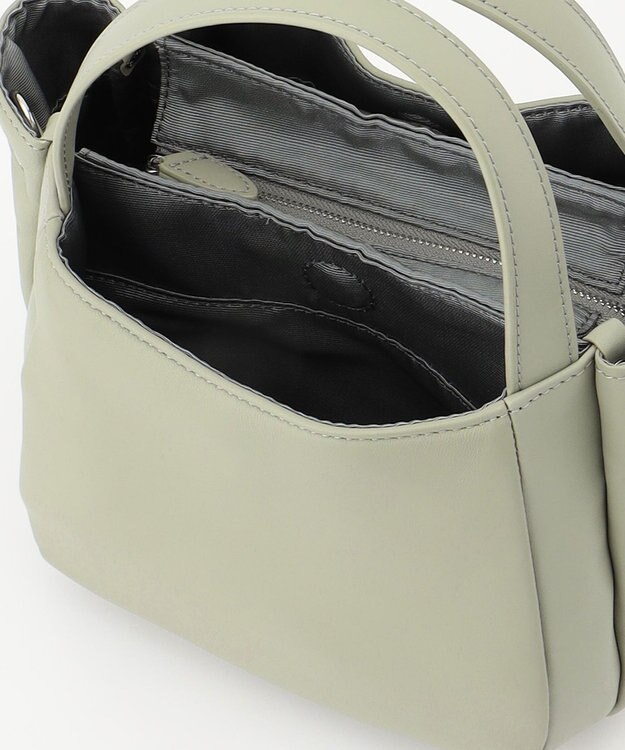 Y'SACCS イタリアンシープ 2wayラウンドトート ライトグリーン